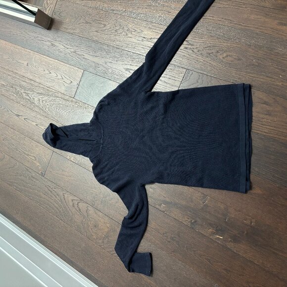 Vince Navy Waffle Sweater - Picture 1 of 1